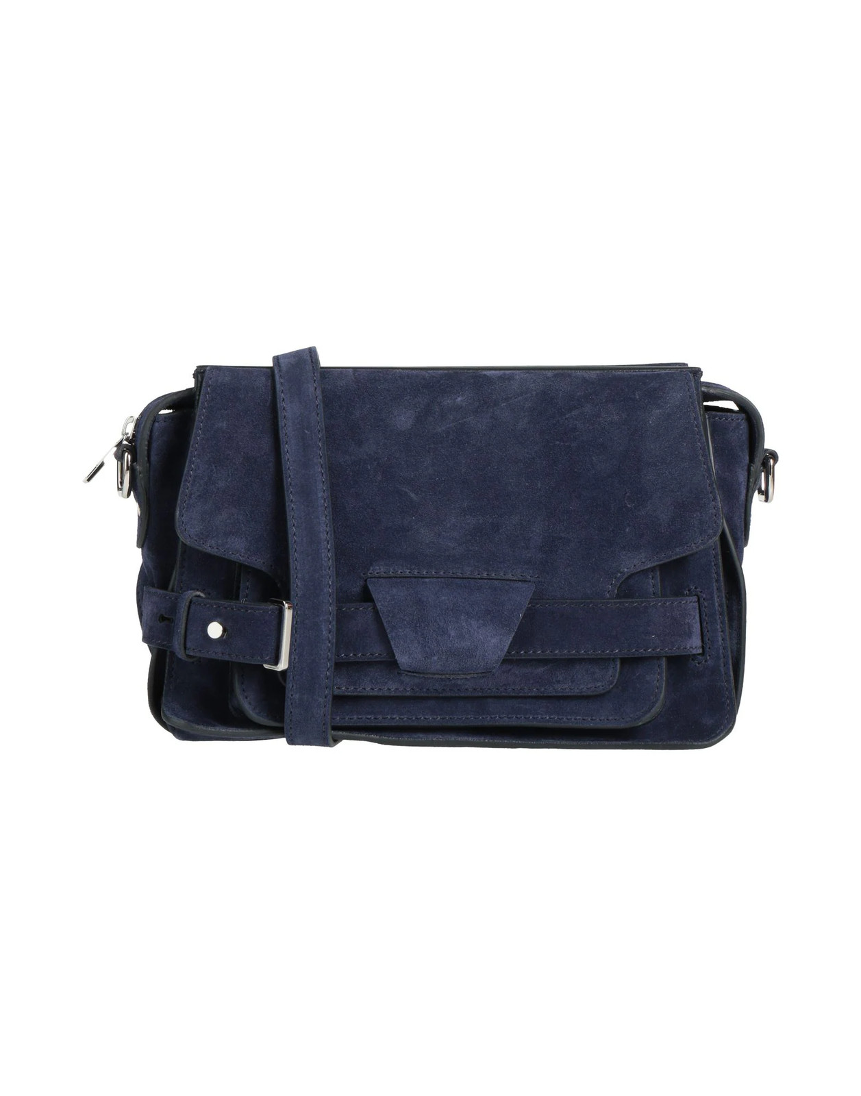 Proenza Schouler - Women - Suede Flap bag - Navy blue