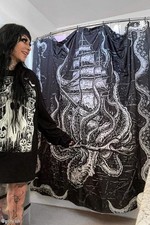 VampireFreaks Kraken Shower Curtain - Goth, Gothic, Steampunk