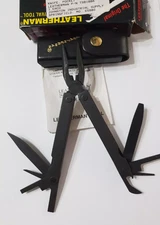 🔥🔥 Leatherman Black BO PST Stainless Steel New in Box Retired Collectable Rare