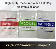 pH Meter Buffer Solution Powder 4.0 7.0 10.01 Calibration Pack Accurate Sachets