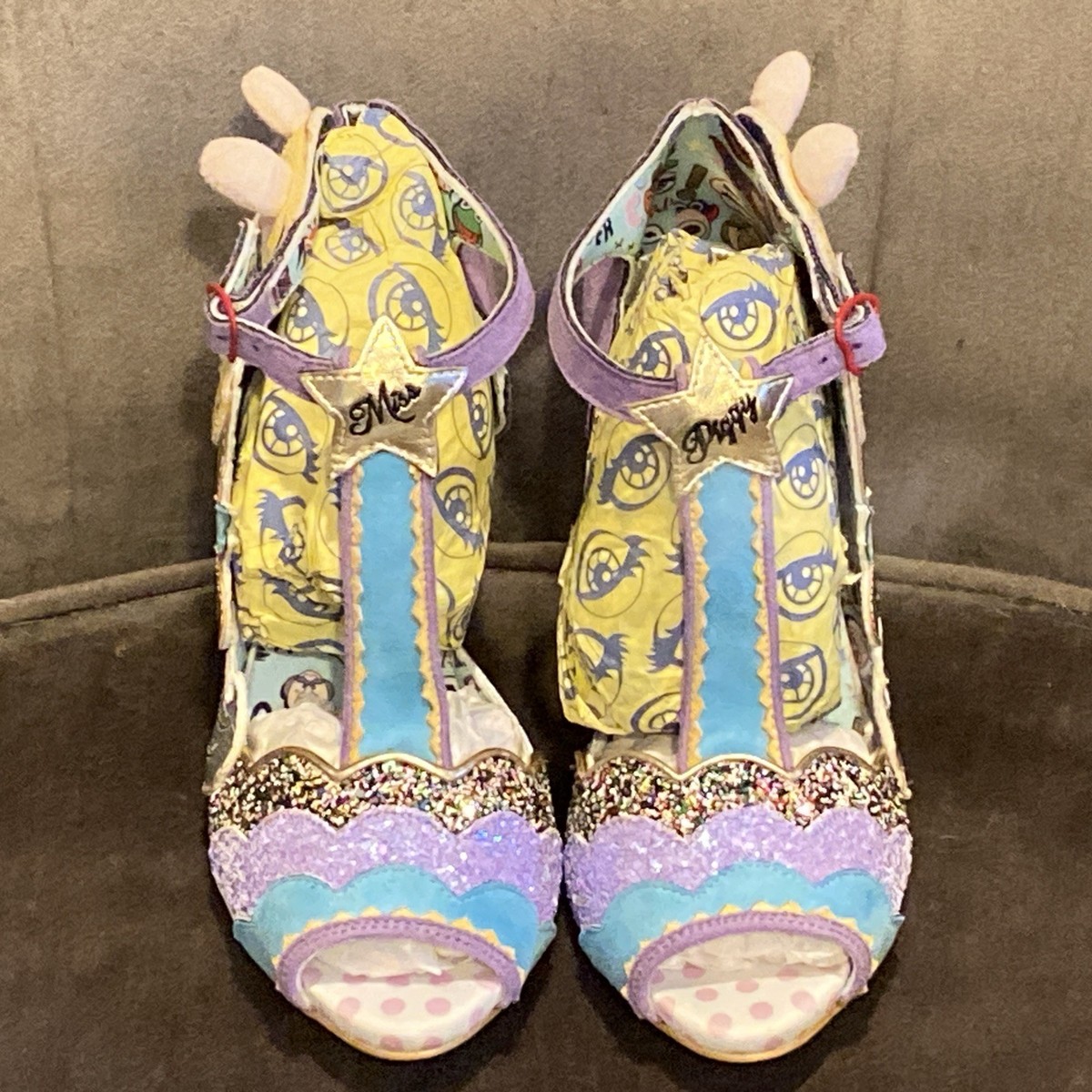 Rare Mint Irregular Choice Muppets Miss Piggy Diva Heels SZ 38 EU