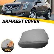 For Cadillac Srx 2010-2015 Center Console Lid Armrest Cover Gray Leather Eak For Cadillac Srx 2010-2015 Center Console Lid Armrest Cover Gray Leather Eak