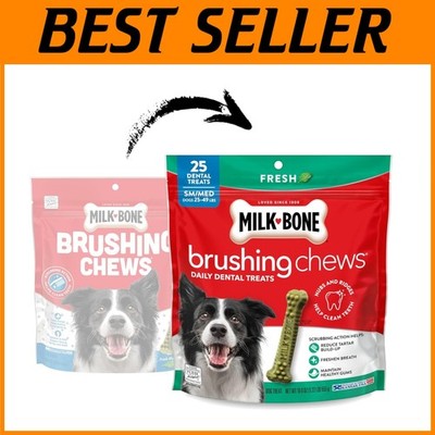 Chicken Flavor Dental Dog Treats, Small/Medium, 25 Ct.
