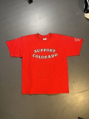 HELLS ANGELS 81 Support Colorado Known Associate T-Shirt Size Large Red