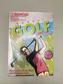 Bandai Golf Challenge Pebble Beach Nintendo NES Game Tested No Manual