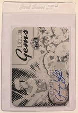 Kellon Lindsey 2025 Leaf Metal Auto 1/1 Black 1st Round Gems Printing Plate