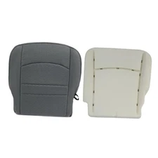  Driver Side Bottom & Foam Cushion Replacement Cloth Seat Cover Gray 