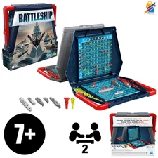 Battleship Board Game Hasbro Kids 7+ Family Strategy 2 Player Classic Travel Toy