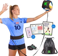 ™ Volleyball Training Equipment Aid ‘Volleypal’ – Solo Rebounder Trainer for Ser