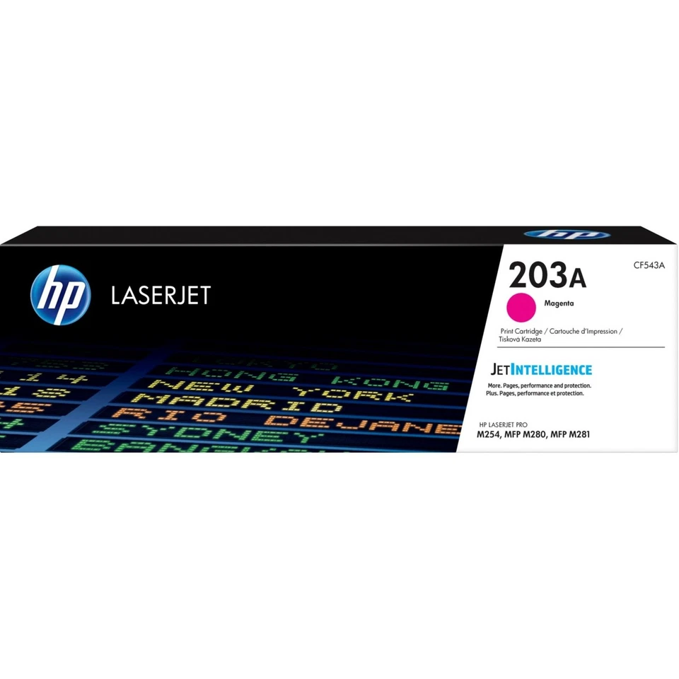🖨️ Toner HP 203A Magenta CF543A Original 1300 Pages Authentique 🎨 - Photo 1/1