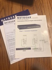 NETGEAR Prosafe Instruction Manual Only Ships N 24h