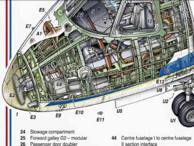Embraer 175 cutaway Poster 20 x 30 in | eBay