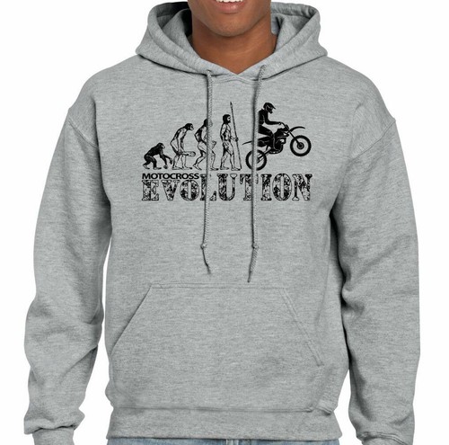 Motocross Evolución Sudadera Con Capucha Para Hombre Divertido Motox MX  Bicicleta Moto Motociclista Motocicleta | eBay