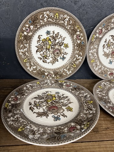 Vintage Dinner Plates ‘Westminster’ By Wood & Sons, 4 Plates. - Picture 2 of 13