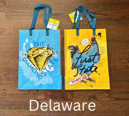 Trader Joe's ECO Reuseable Grocery Shopping Tote Bag by State / Regions NWT - Picture 14 of 79