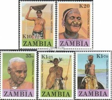 Sambia 433-437 MNH 1987 People out Sambia