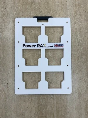 Power Rax 1/2 Wall mounting Plate for Milwaukee Packout Tool Boxes storage rack