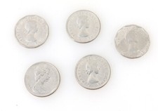 CANADA FIVE CENT NICKEL COIN, SET OF 5//COLLECTIBLE COIN