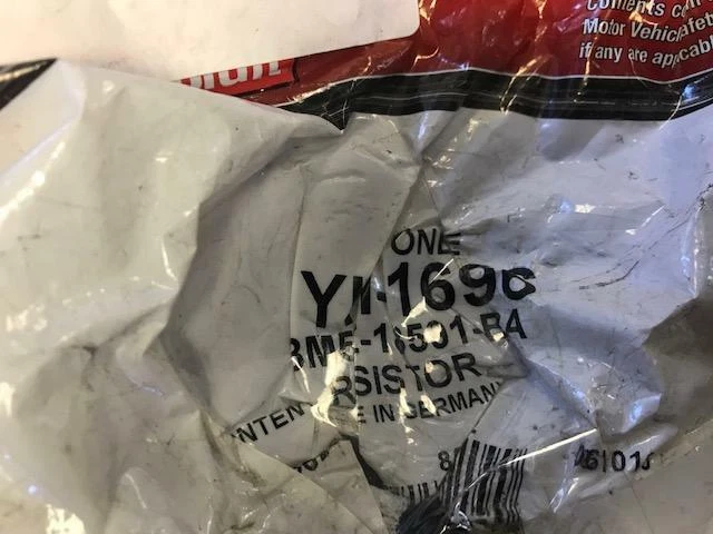 Nuevo OEM 1999-2002 Mercury Cougar Calentador Soplador Motor Resistencia 3M5Z-18591-BA Foto 2 de 2