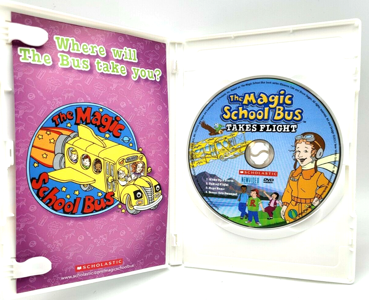 The Magic School Bus Takes Flight DVD Miss Frizzle Scholastic