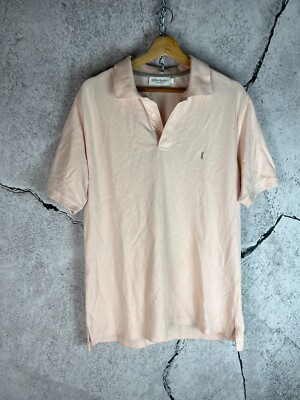 Pink Saint Laurent T Shirt Rare! Vintage YSL Yves Saint Laurent