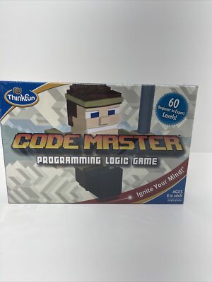 New Awakes Code Master Programming Logic Minecraft Board Game Thinkfun Ages 8+