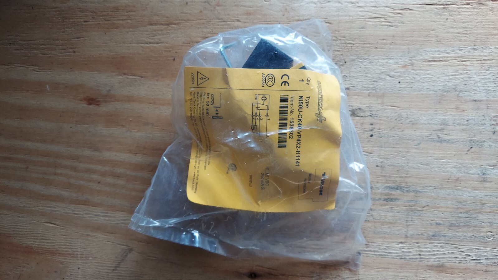 New Turck Ni50U-CK40-VP4X2-H1141 1538302 Inductive Proximity Switch
