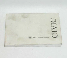  2001 Honda Civic Factory Original Glovebox Owners Manual Book