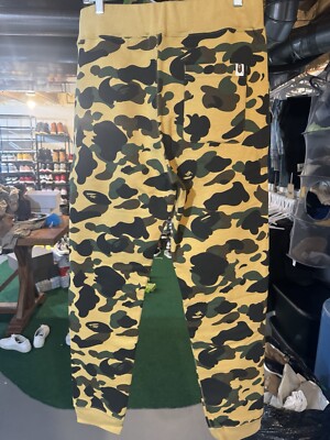 Bape Camo Shark Sweatpants Size L | eBay