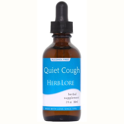 Herb Lore Quiet Cough Tincture - Herbal Cough Medicine for Adults and Kids