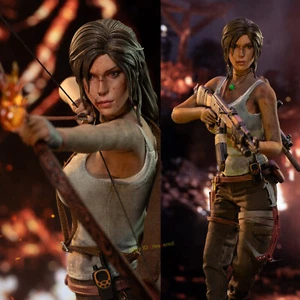 SWTOYS Lara Croft 12" Female  1/6 Action Figure Girl Soldier Model Toys 2024