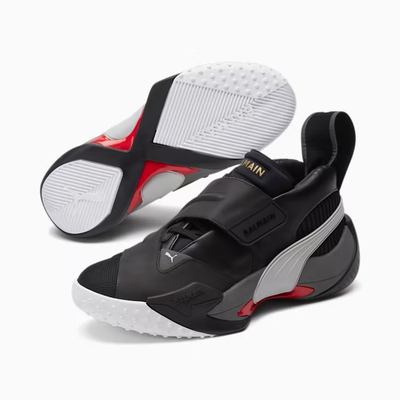 BALMAIN × PUMAS   size 11 Mens Black Size 6 - Puma x Balmain Court Black for sale online | eBay main image 3