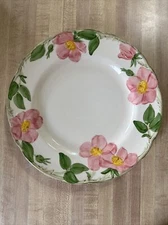 Vintage Authentic Franciscan Desert Rose Dinner Plate 10.5” Made USA Backstamp