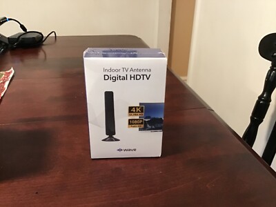 Wave Indoor TV Antenna Digital HDTV 4K Ultra HD 1080P Full HD BRAND NEW SEALED!