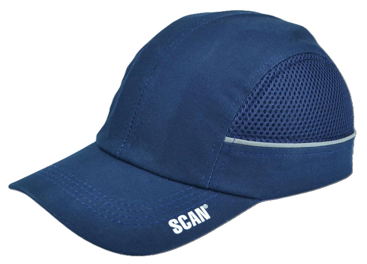 Scan SCAPPECAPN Adjustable Black Bump Cap, Size 58-68 cm