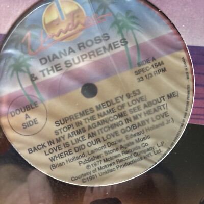 DIANA ROSS & THE SUPREMES - UNIDISC DANCE CLASSICS MEDLEY / 12