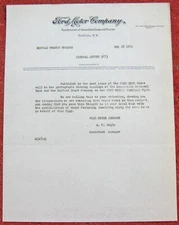 Original 5-18-23 Ford Motor Company Letter