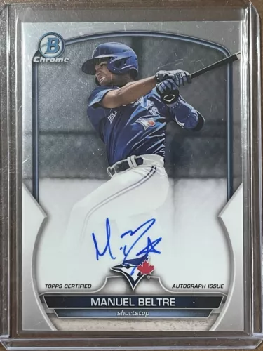 2023 Bowman Chrome Manuel Beltre AUTO - Toronto Blue Jays CPA-MB