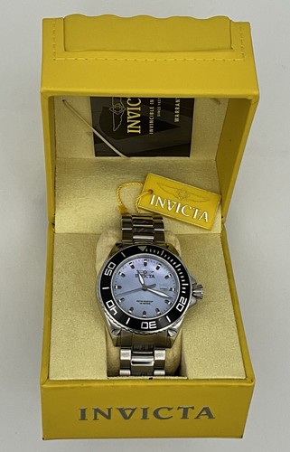 Invicta Pro Diver Watch Model 23067 Quartz Mother of Pearl Dial 48mm Steel - Picture 15 of 16