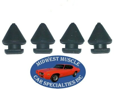 #ad 50 58 Ford Lincoln Mercury Glove Box Gas Tank Door Rubber Bumper Bumpers 4pcs CC $9.90