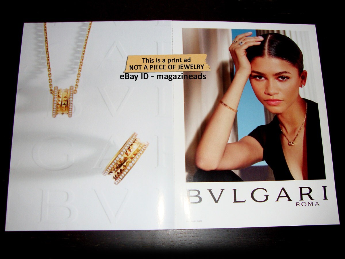 BVLGARI Jewelry 4-Page PRINT AD 2021 ZENDAYA Txema Yeste MAGNIFICA