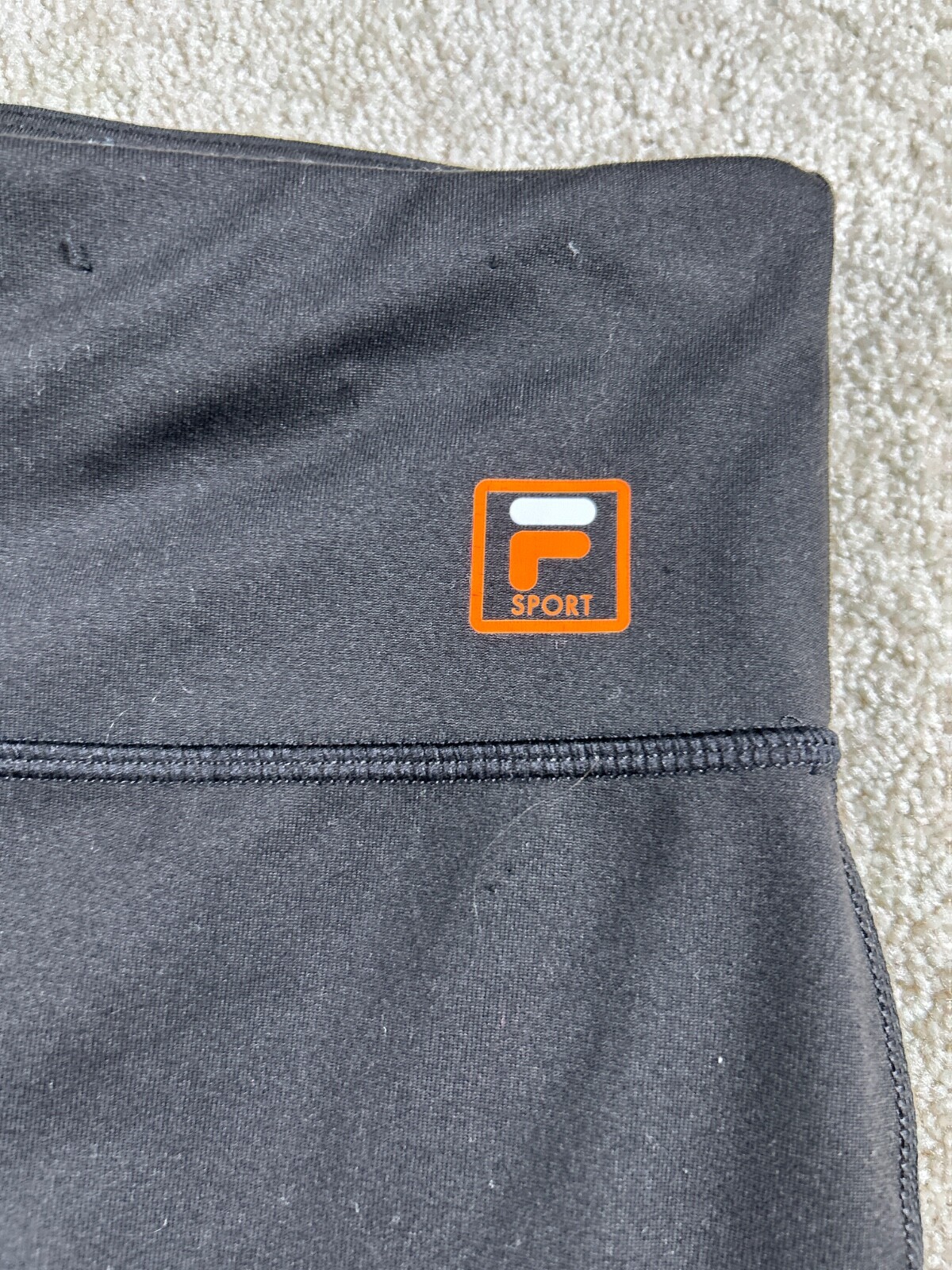 Leggings donna Fila Sport taglia S nero cropped Capri sintetico