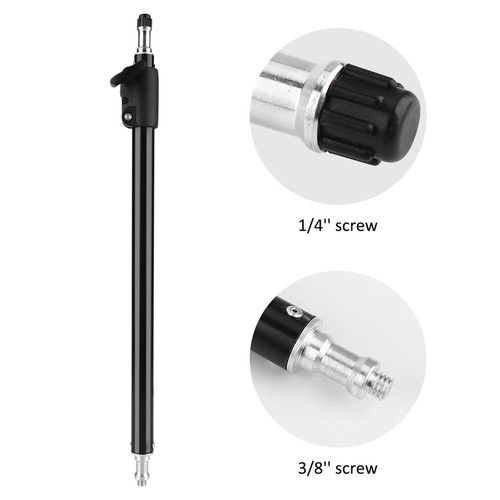 Photography Studio 45-74cm Adjustable Extension Rod Stick Pole For Light Mic BUU - Foto 7 di 10