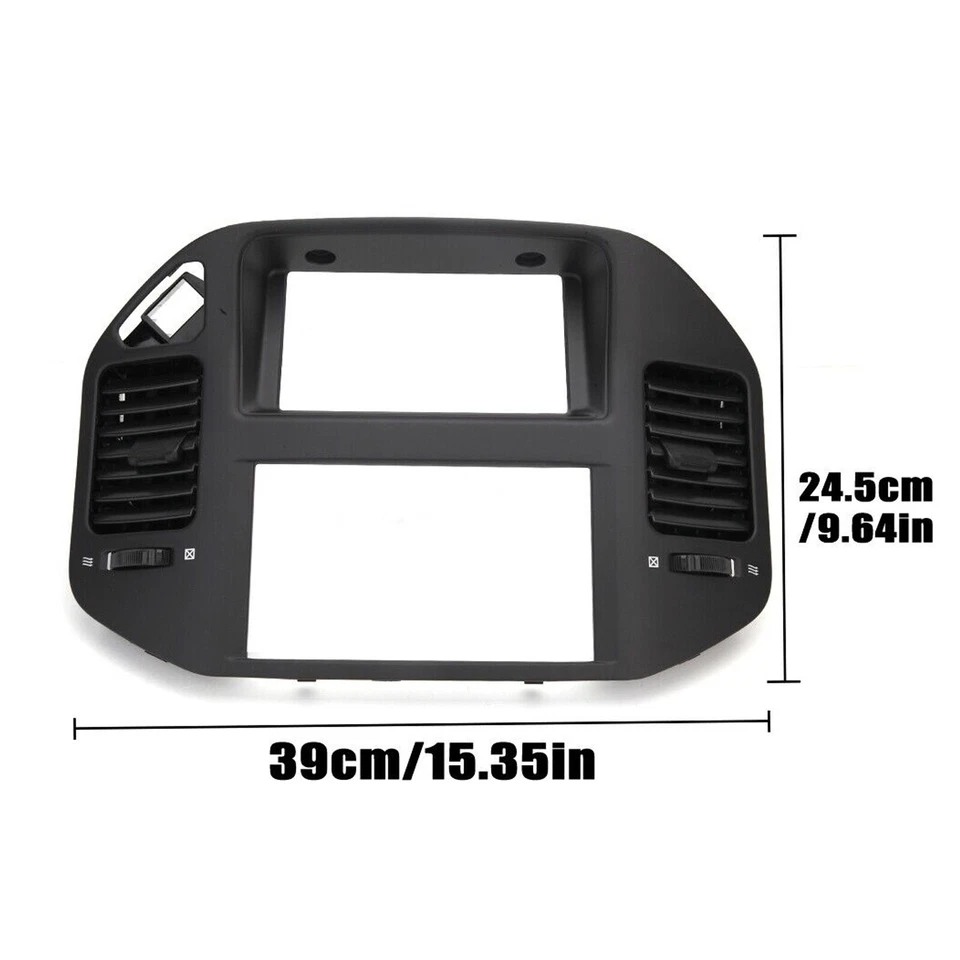 For 2001-06 Mitsubishi Pajero Montero MK3 Front Dash Center Air Outlet Vent 3PCS - Image 3 of 4