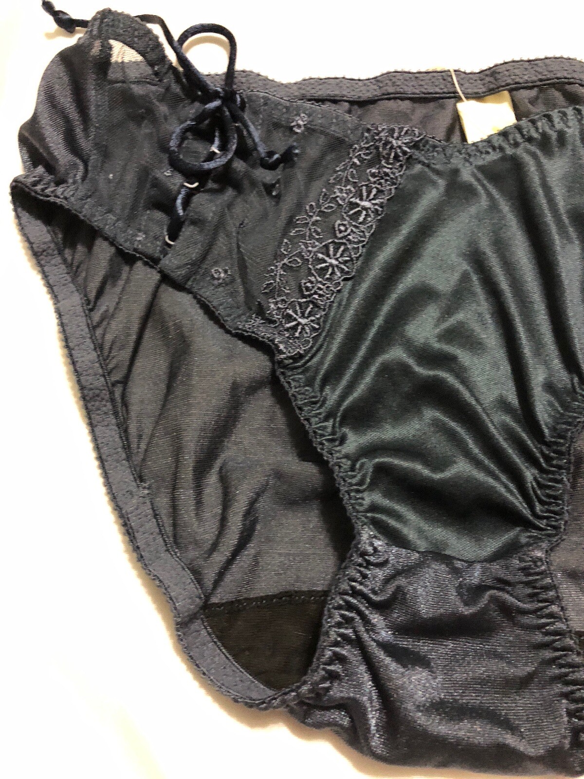 Victoria’s Secret USA Bikini Panties Satin Nylon Wetl… Gem