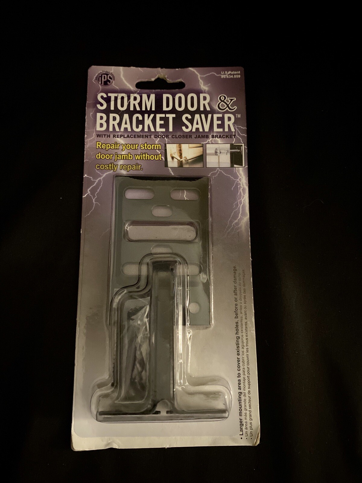 Storm Door & Bracket Saver w/Replacement Door Closer Jamb Bracket