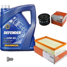 Pacchetto ispezione Mahle 5 L MANNOL Defender 10W-40 per Renault Modus/Grand 1.5