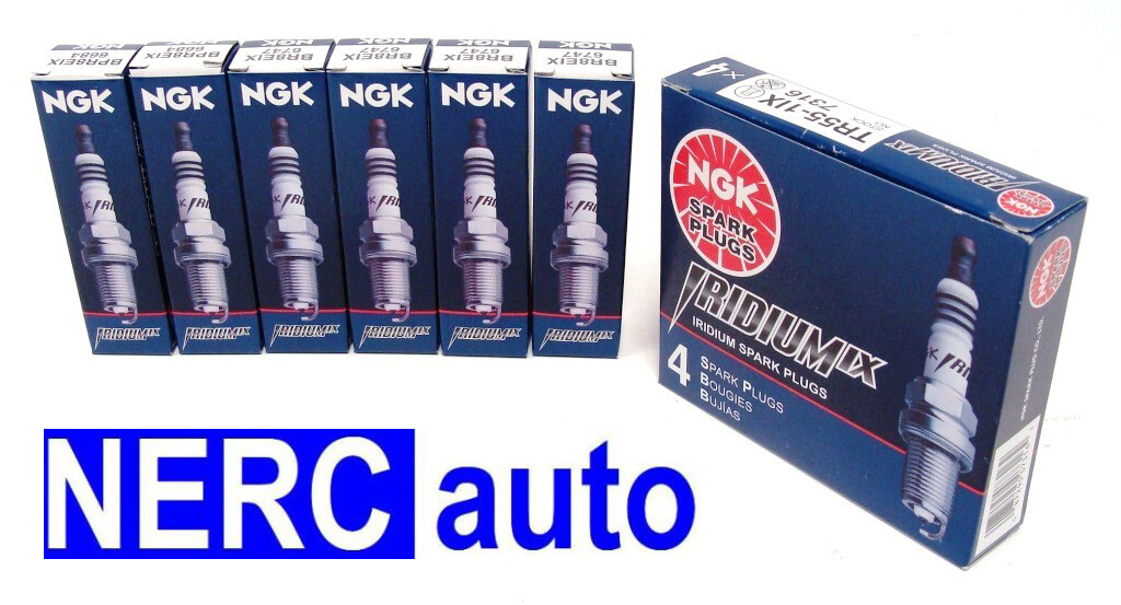 NGK IRIDIUM IX Iridium Spark Plugs BR7EIX 6664 Set of 6