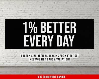 Motivational Gym Wall Art - Better Every Day Banner