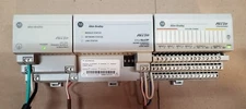 Allen Bradley Flex I/O Ethernet IP 1794-AENT PN-102514 With 1794-IE4X0E2 and PS